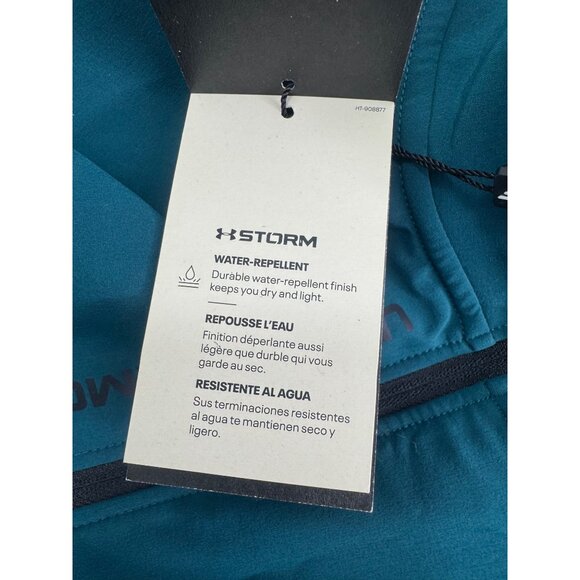 Under Armour Men Storm Daytona Golf Pullover XXL 2XL Sweatshirt Jacket Green - Picture 9 of 14